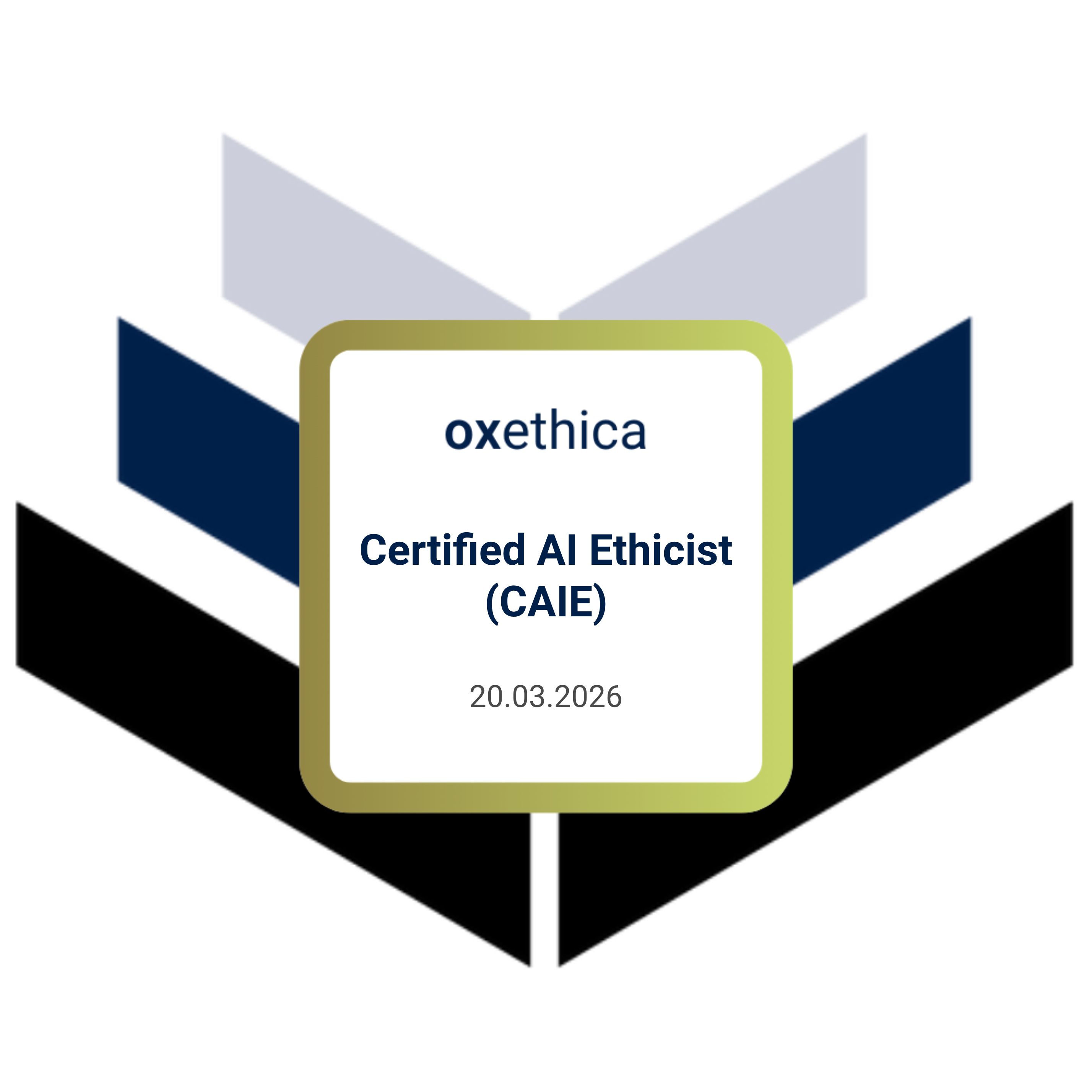 Oxethica Certified AI Ethicist badge